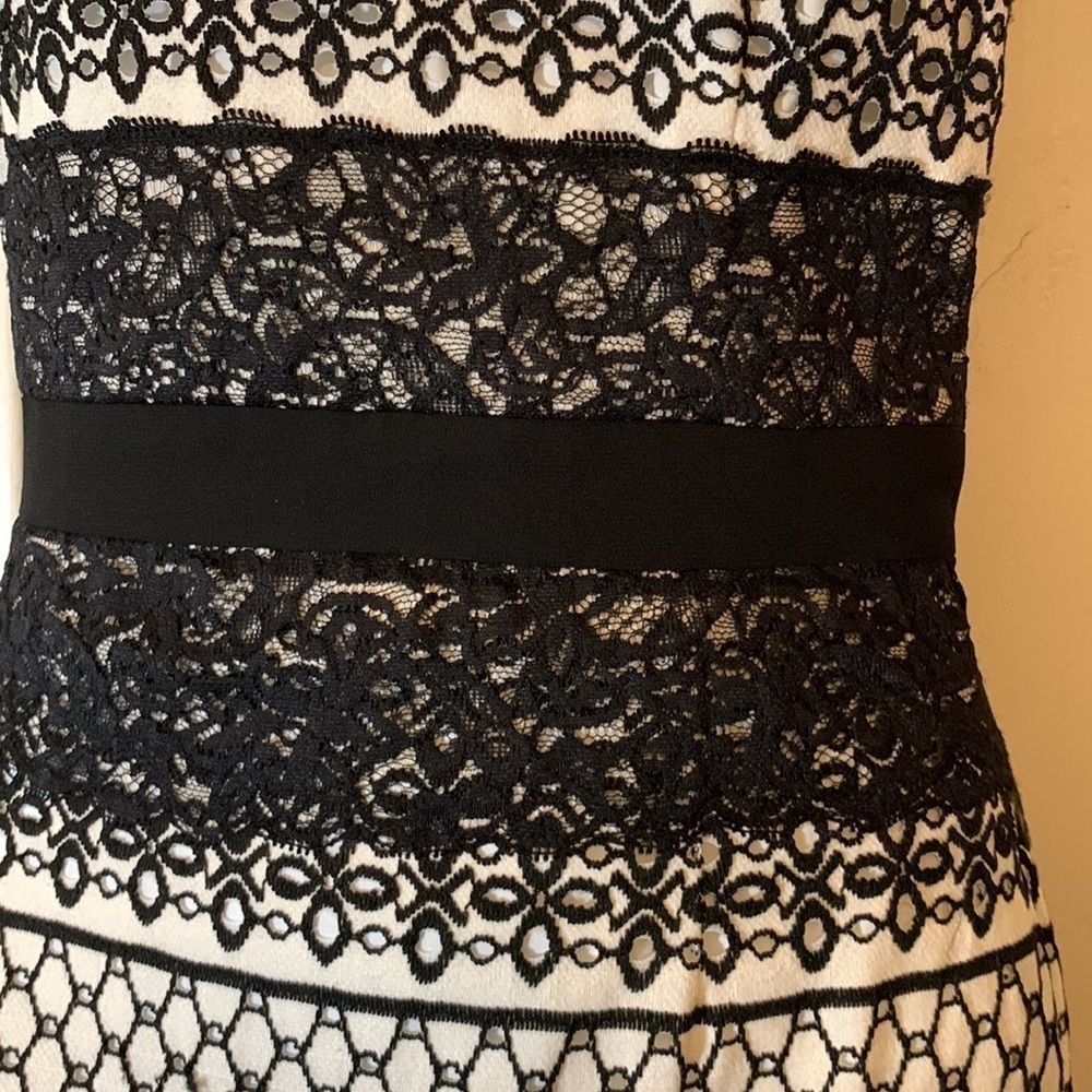 H by Halston Lace Embroidered Mermaid Dress, 2 - Picture 5 of 13